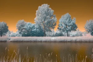 infrarosso infrared deep infrared fiume lago paesaggio natura 550nm