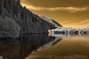 infrarosso infrared deep infrared fiume lago paesaggio natura 550nm